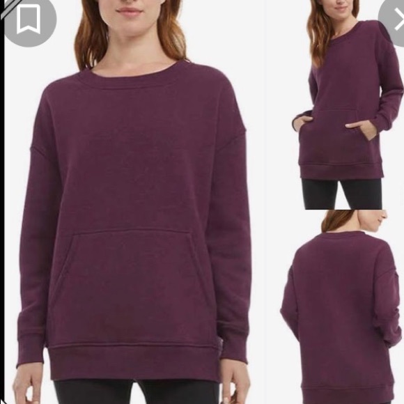 Danskin Ladies’ Crewneck with Pocket - Picture 2 of 6